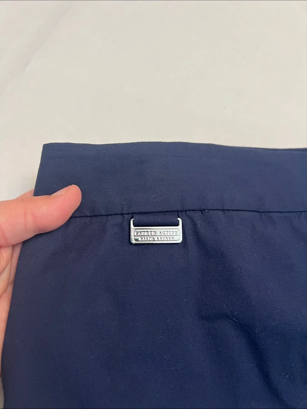 RALPH LAUREN ACTIVE ATHLETIC TENNIS SKIRT SKORT BLUE PLEATED STRIPES 14 NEW
